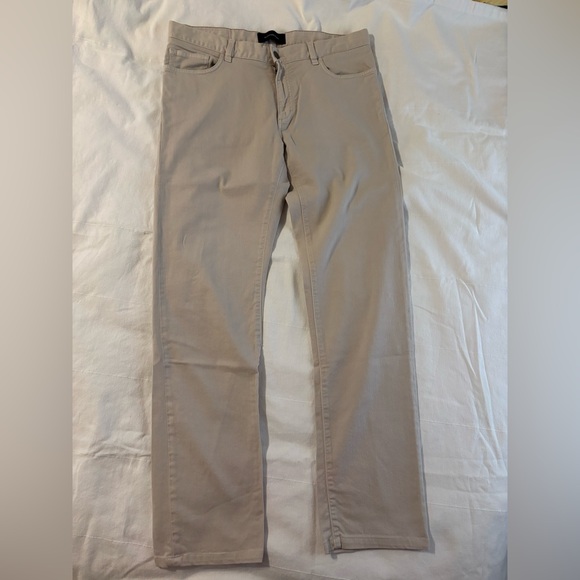 Ermenegildo Zegna Cream Denim Pants - Picture 11 of 11